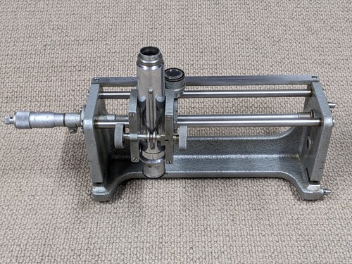 Vintage vernier microscope - vernier,