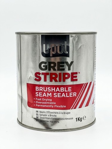 Upol grey stripe brushable - stripe,