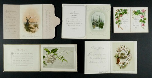 Antique victorian greeting - 5,