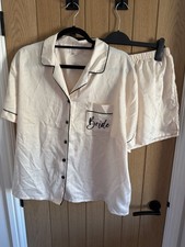 Bride Pyjamas Size Large Worn