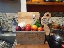 French Wooden Wine Box Rustic