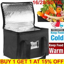 28-70L Food Delivery Insulated Bags Pizza Takeaway Thermal Warm/Cold Bag Ruck UK