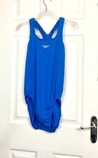 New Without Tags Speedo Endurance Womens Plus Size Blue Swimming Costume Size 20