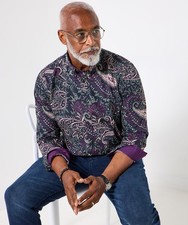 Joe Browns Men's Paisley Print Long Sleeve Shirt