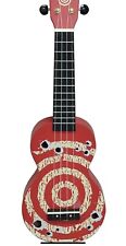 Mahalo Designer Series, Red Target Ukulele With Aquila Strings