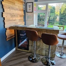 Hand Made Rustic BarFridge Bar
