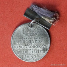 1937 CORONATION  WHITE METAL