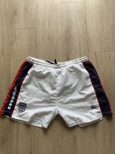 England Football Shorts Size