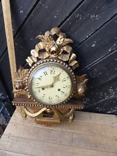 Antique / Vintage Gustav Becker Cartel Wall Clock with ornate Gilt case