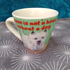 Green Cup West Highland White Terrier Dog Mug Tea Coffee Chocolate Home House
