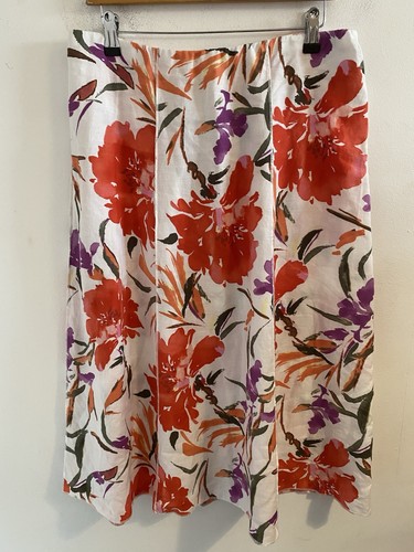 Ladies white floral summer - m&s,