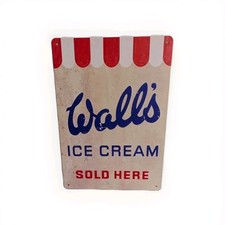 Metal sign vintage style walls - metal,