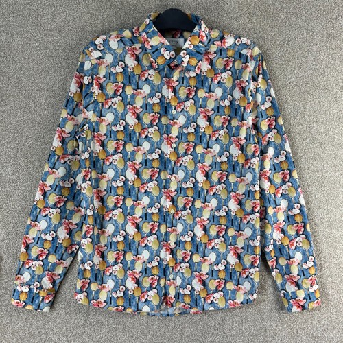 Eton shirt mens floral - mens, xl