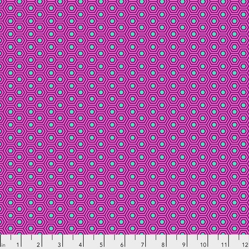 Tula pink hexy thistle - hexy, in