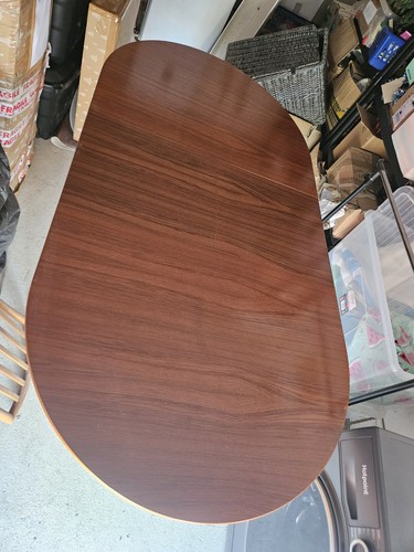 Dining table and chairs - table,