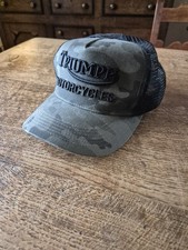 Triumph Motorcycles Camo Green Trucker Cap Grnuine