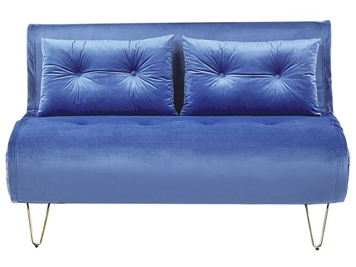 Seater velvet sofa - sofa, bed