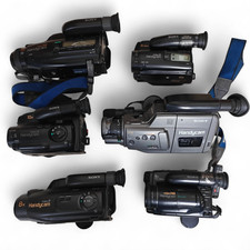 6x Sony Handycam Camcorders Vintage Video8 Hi8 Tape Video Cameras Job Lot