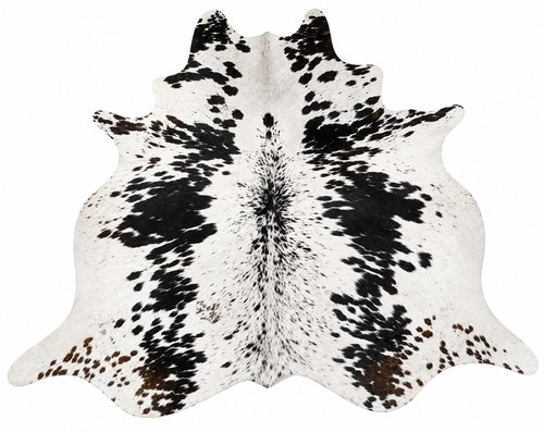 Natural cowhide rug genuine - cowhide,