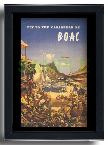 Boac fly caribbean framed - boac,