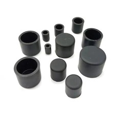 End Cap Silicone Rubber Blanking Stopper Cover Bung Pipe Tube Pole Rod 3-40.5mm