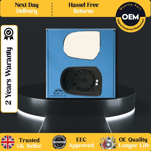 Heated wing mirror with - heated, base