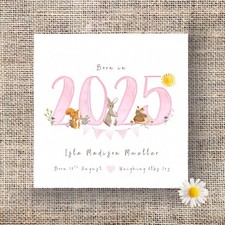 Personalized Woodland Bunny