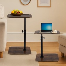 C-Shaped Sofa Side End Table
