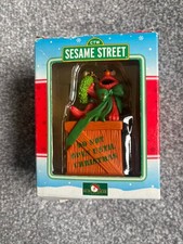 1998 Vtg  ELMO Kurt Adler Ornament SESAME STREET DO NOT OPEN UNTIL CHRISTMAS New