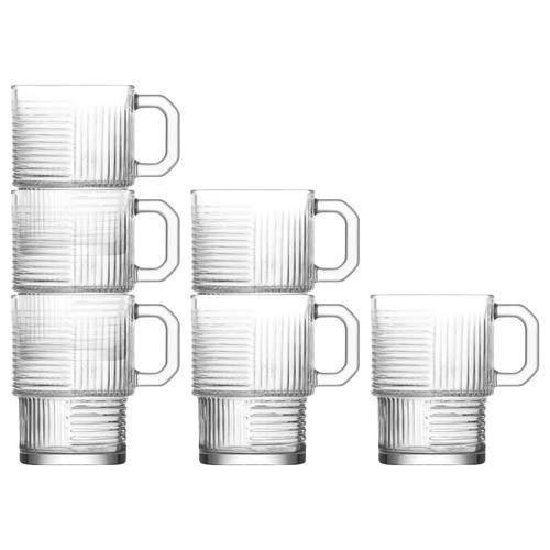 Helen stacking glass coffee - stacking,