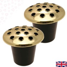 GOLD Set of 2 Memorial Grave