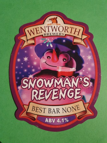Wentworth brewery snowman - wentworth,
