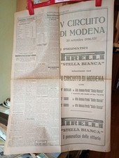 V CIRCUITO DI MODENA 1936-T. NUVOLARI Alfa Romeo-Scuderia Ferrari-Journal 1936