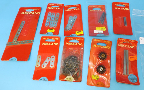 Nine original blister - packs, of