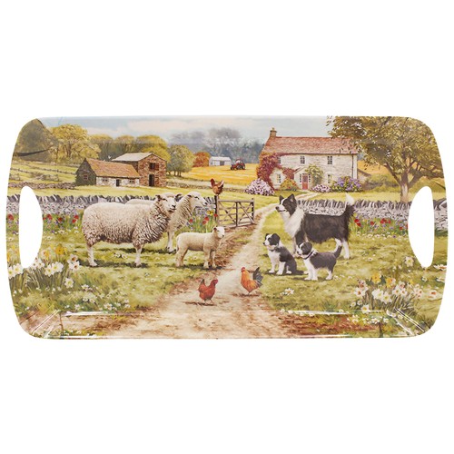 Medium serving tray collie - medium, and