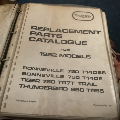 Triumph 750 parts catalogue - 750,