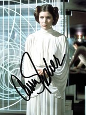 Carrie Fisher Signed Autograph