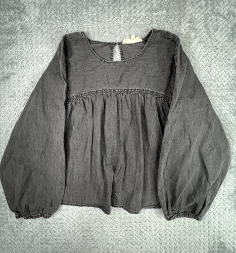 Madewell womens black chambray - womens,