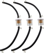 3x Fuel Filter Hose Line for