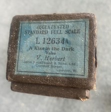 John Broadwood & Sons Pianola Roll “A Kiss in The Dark” Valse by V Herbert