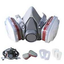 Reusable Face Mask Respirator for Woodworking Painting Spraying Welding Sanding