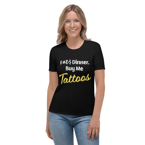 Women shirt dinner - t-shirt, f$#@!