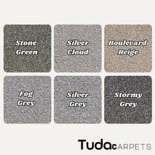 Serenity 17.5mm Deep Saxony Pile Carpet with Action Back, 19.5mm Total Height