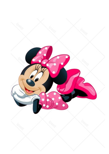 Pre cut minnie mouse edible - pre,