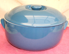 SPODE BLUE OVEN COVERED DISH