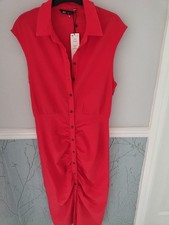 Zara Women's Red Dress Size 14