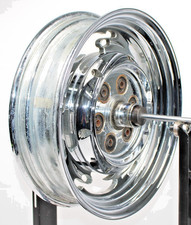 Custom Chrome Motorcycle Rear