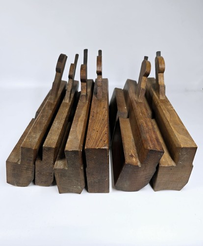 Vintage wooden moulding - 6x,