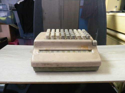 Vintage bell punch plus adding - plus,