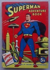 Superman Adventure Book Annual 1957-1958 Atlas Full spine GD+